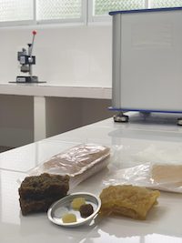 Sample of SVR 3L and SVR 10 Natural Rubber on a table