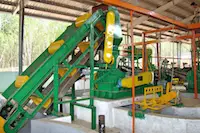 Natural rubber processing line