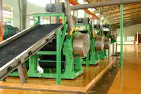 Natural rubber processing line