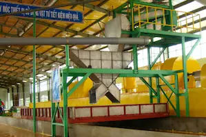 Natural rubber processing line