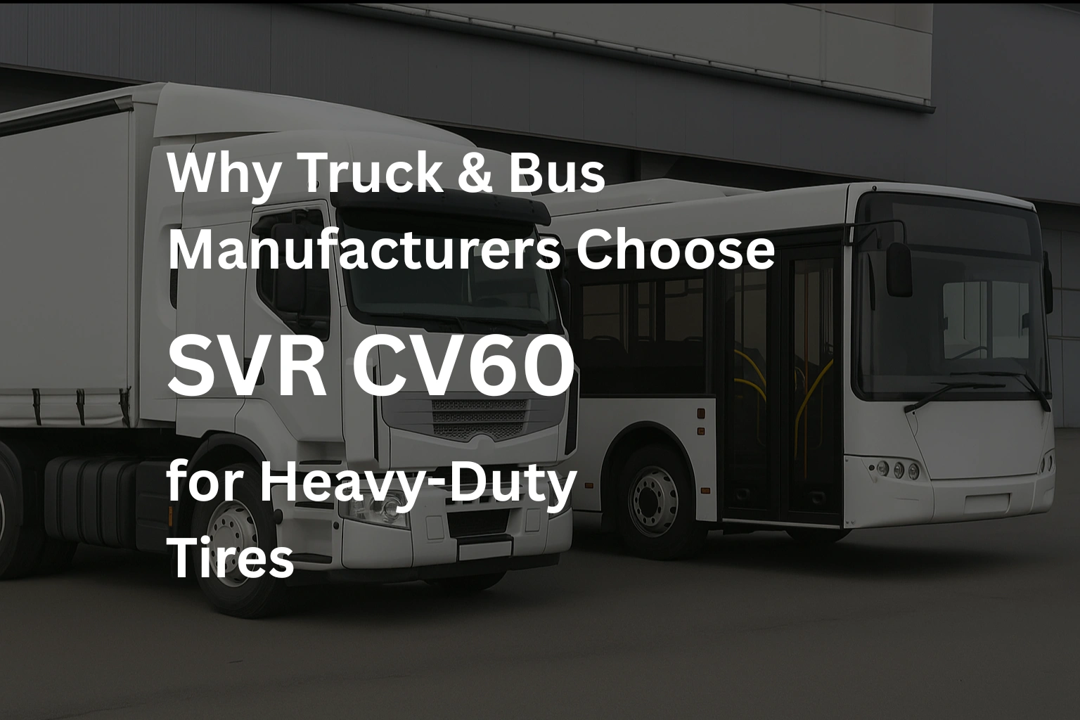 SVR CV60 natural rubber used by truck and bus manufacturers for heavy-duty tire production – APT Rubber Vietnam.