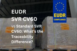 Thumbnail explaining the traceability difference between EUDR SVR CV60 and standard SVR CV60.