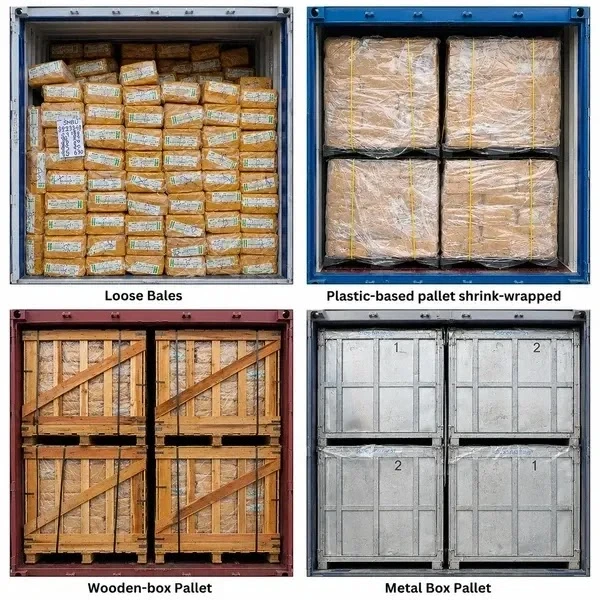 Standard palletized rubber ready for global export